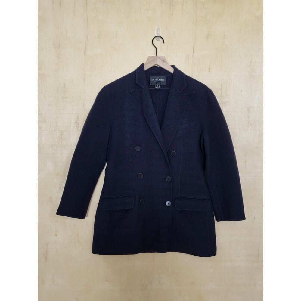 Size:6 Vintage Ralph Lauren Collection Classics Cashmere Double Breasted Blazer